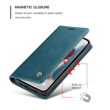 High Quality Retro Magnetic Flip Leather Case For Apple iPhone 13 Pro Max Phone Case Wallet Card Cover